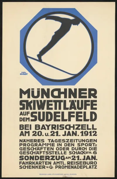 Munchner Skiwettlaufe Auf Dem Sudfeld