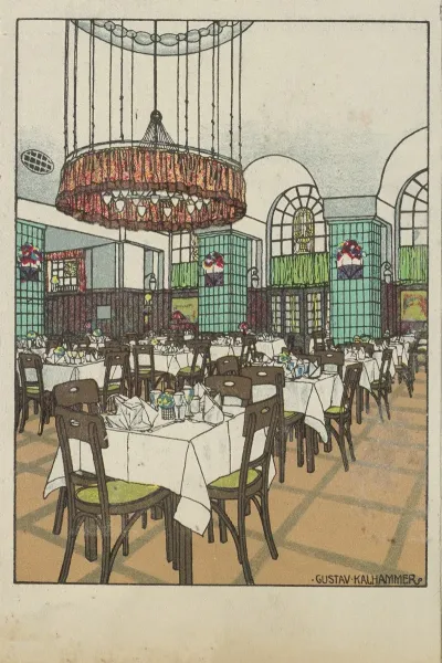 National Railway Station Restaurant Vienna X Josef Pohl Restaurant Staatsbahnhof Wien X Josef Pohl 3