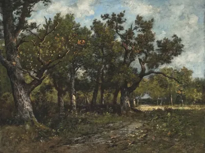 Near Barbizon By A Farm
