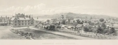 New Zealand Graphic And Descriptive Plate 1 Government House Wellington