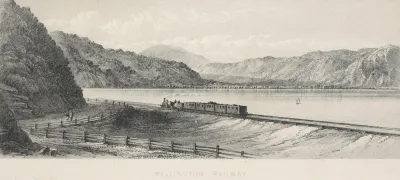 New Zealand Graphic And Descriptive Plate I Wellington Railway
