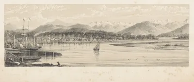New Zealand Graphic And Descriptive Plate Iv Hokitika River
