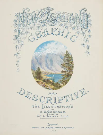 New Zealand Graphic And Descriptive The Remarkables Title Page