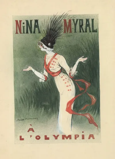 Nina Myral Dans La Revue Des Femmes De Charles Quinel Et Henry Moreau