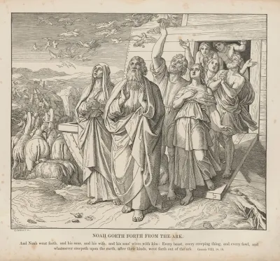 Noah Goeth Forth From The Ark
