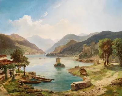 Norditalienische Seenlandschaft