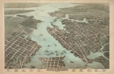 Norfolk Portsmouth Virginia 1873