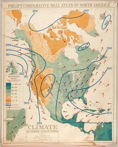 North America Climate Summer Conditions