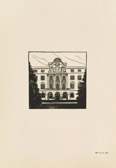North Facade Of Schloss Leopoldskron