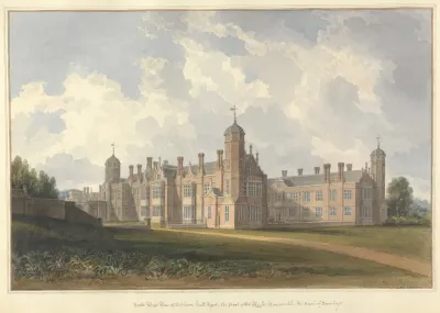 North West View Of Cobham Hall Kent The Seat Of The Right Honourable The Earl Of Darnley