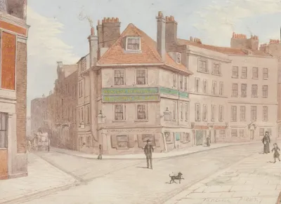Northumberland Head Inn At Corner Of Fort St And Gun St Spitalfields