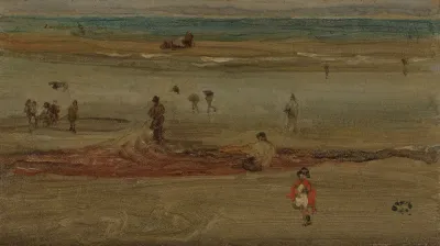 Note In Red And Violet Nets