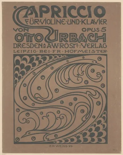 Notentitel Zu Otto Urbach Capriccio Fur Violine Und Klavier Opus 5