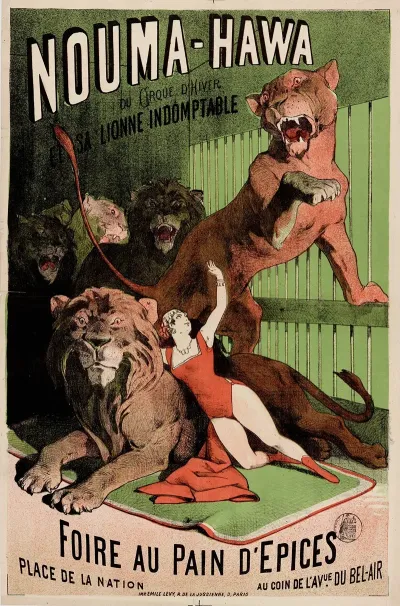 Nouma Hawa Du Cirque Dhiver Et Sa Lionne Indomptable