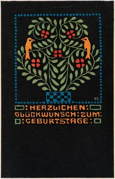 Nr 51 Vogel In Einem Blumenstock