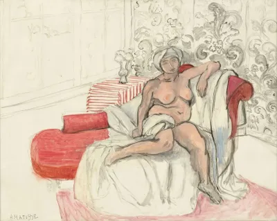 Nu Sur La Chaise Longue