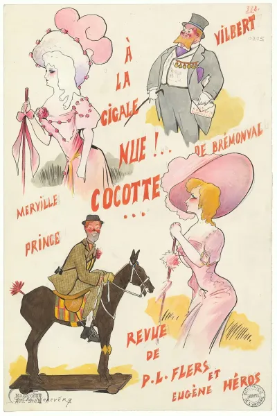 Nue Cocotte De Pierre Louis Flers Et Eugene Heros
