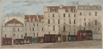 Numeros 7 A 15 Rue Pagevin Actuelle Rue Du Coq Heron 1er Arrondissement