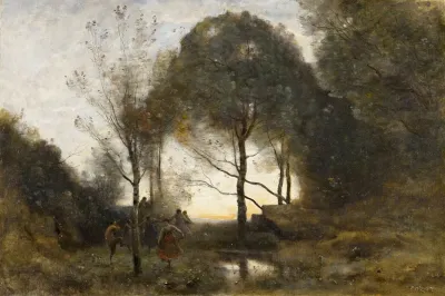 Nymphes Et Faunes Nymphs And Fauns