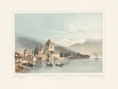 Oberhofen Et La Jungfrau Lac De Thoune