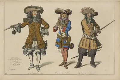 Officiers Du Roi Louis XIV 1675 76