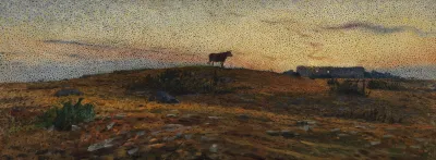 Oland Heath At Sunset