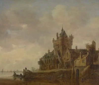Old Castle Gate In Nijmegen