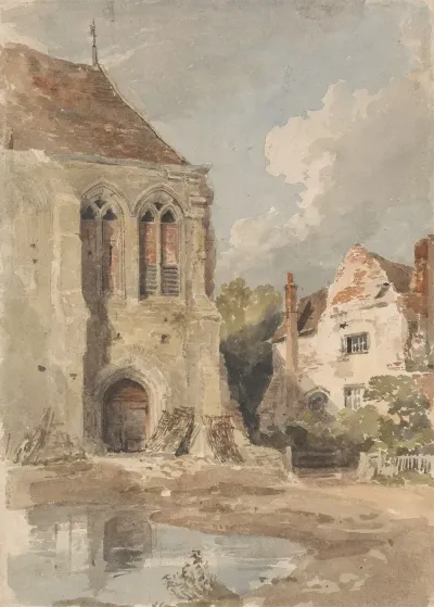 Old Church And House