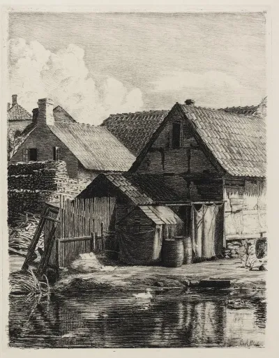 Old Houses From Hellebaek
