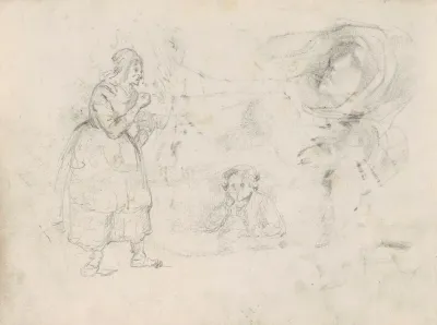 Old Woman And Child