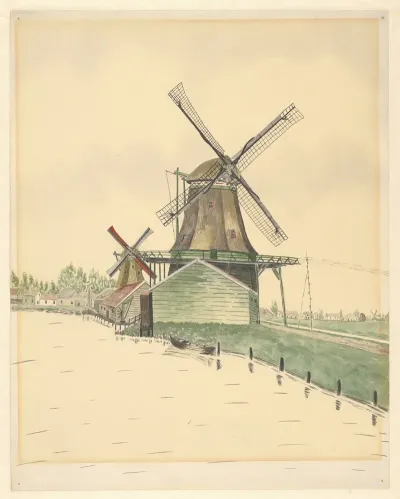 Oliemolen De Koperslager En Het Vette Schaap Aan Het Zaandijkerwegje