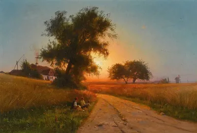 On A Late Summers Evening Ukraine