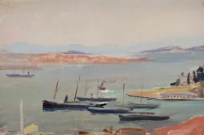 On A Ship At The Entry To Bosporus From The Journey To Constantinople