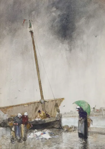 On The Quay Etaples France
