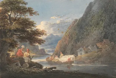On The River Tivy Near Cardigan Wales