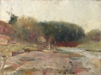 On The River Yarra Near Heidelberg Victoria