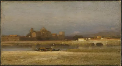 On The Viga Outskirts Of The City Of Mexico
