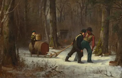 On Their Way To Camp