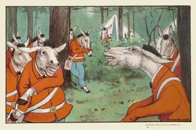 One Day Within A Grove Of Spruce They Gathered Gum To Chew