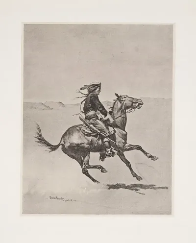 One Of The Fort Keogh Cheyenne Scout Corps Commanded By Lieutenant Casey