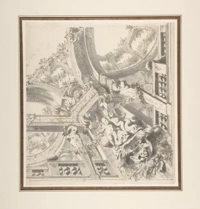 One Quarter Design For A Painted Ceiling