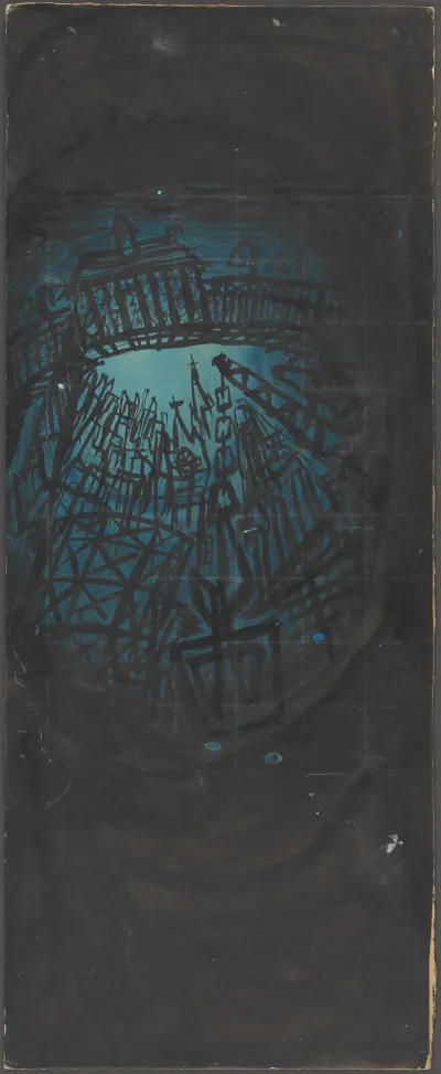 One Third Of A Nation Sketch No 1 Cityscape