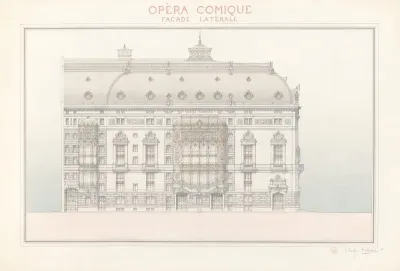 Opera Comique Facade Laterale