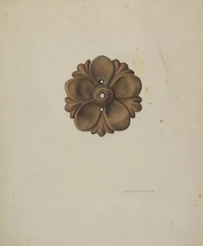 Ornamental Iron Rosette