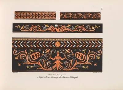 Ornamente Aller Klassischen Kunst Epochen Nach Den Originalien In Ihren Eigenthümlichen Farben Pl 019