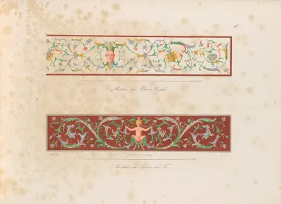 Ornamente Aller Klassischen Kunst Epochen Nach Den Originalien In Ihren Eigenthümlichen Farben Pl 026