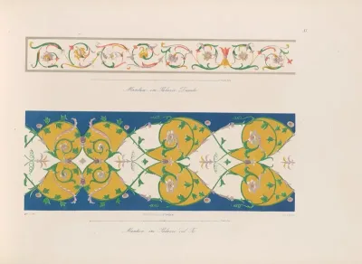 Ornamente Aller Klassischen Kunst Epochen Nach Den Originalien In Ihren Eigenthümlichen Farben Pl 035