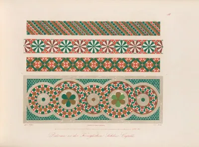 Ornamente Aller Klassischen Kunst Epochen Nach Den Originalien In Ihren Eigenthümlichen Farben Pl 042