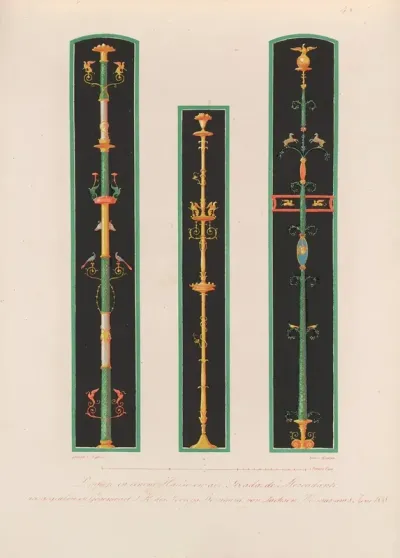 Ornamente Aller Klassischen Kunst Epochen Nach Den Originalien In Ihren Eigenthümlichen Farben Pl 048