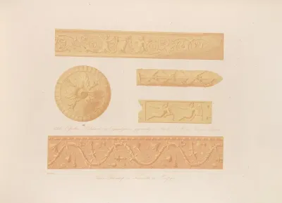 Ornamente Aller Klassischen Kunst Epochen Nach Den Originalien In Ihren Eigenthümlichen Farben Pl 087